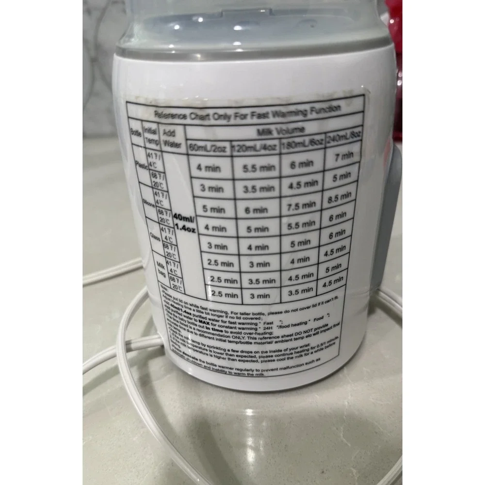 Bottle Warmer GROWNSY 8-in-1 Fast Baby Milk Warmer with Timer for Breastmilk